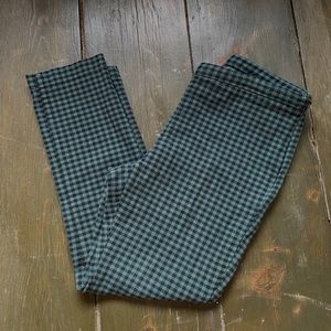 Free People Plaid Ankle Pants
